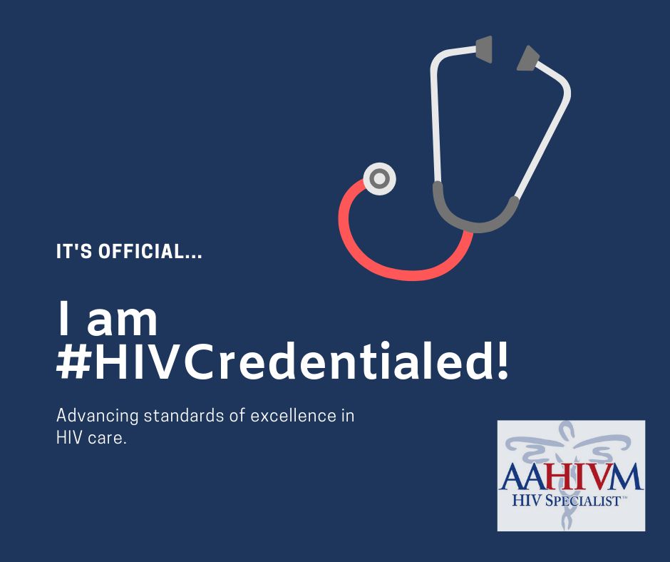 I am HIV Credentialed